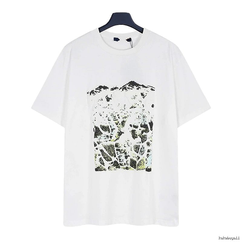Louis Vuitton Monogram Landscape Casual Style White T-Shirt