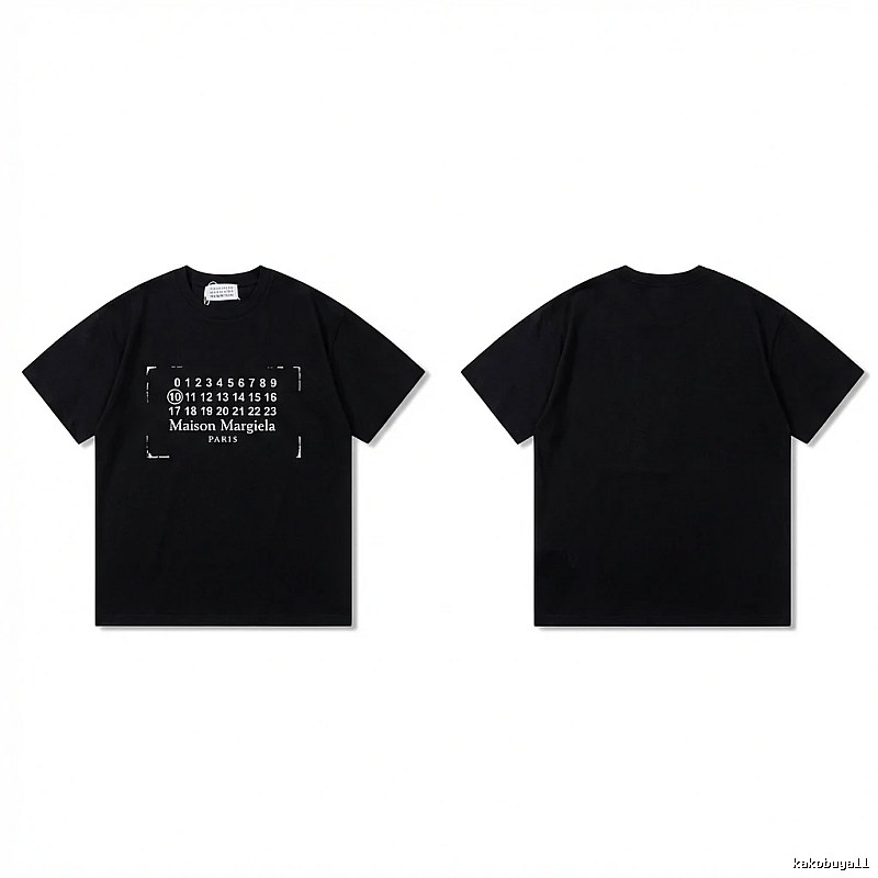 Maison Margiela Digital Style Black T-shirt