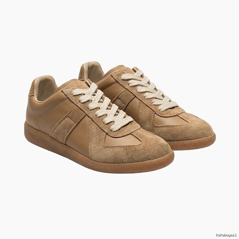 Maison Margiela German training style brown shoes