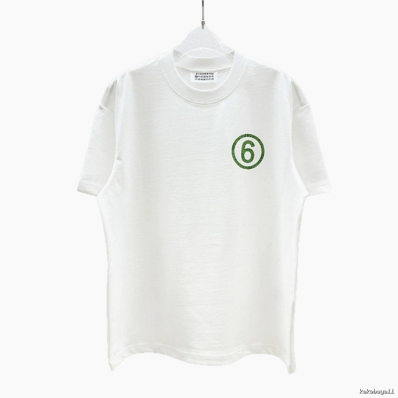 Maison Margiela MM6 Minimalist Style White T-Shirt