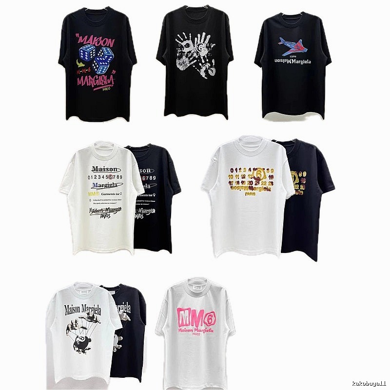 Maison Margiela MM6 Street Style Multi-color T-Shirt