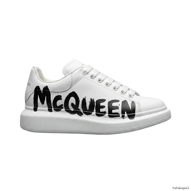 McQueen - printed casual - style white shoes