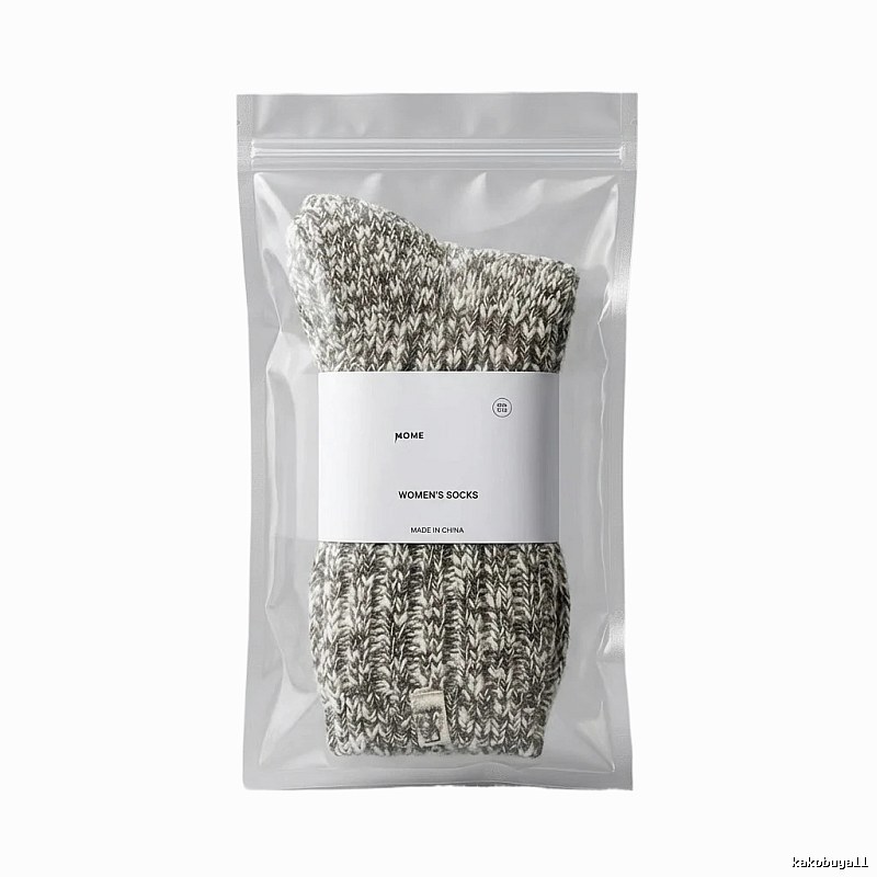Miu Miu Knitted Style Gray-White Socks