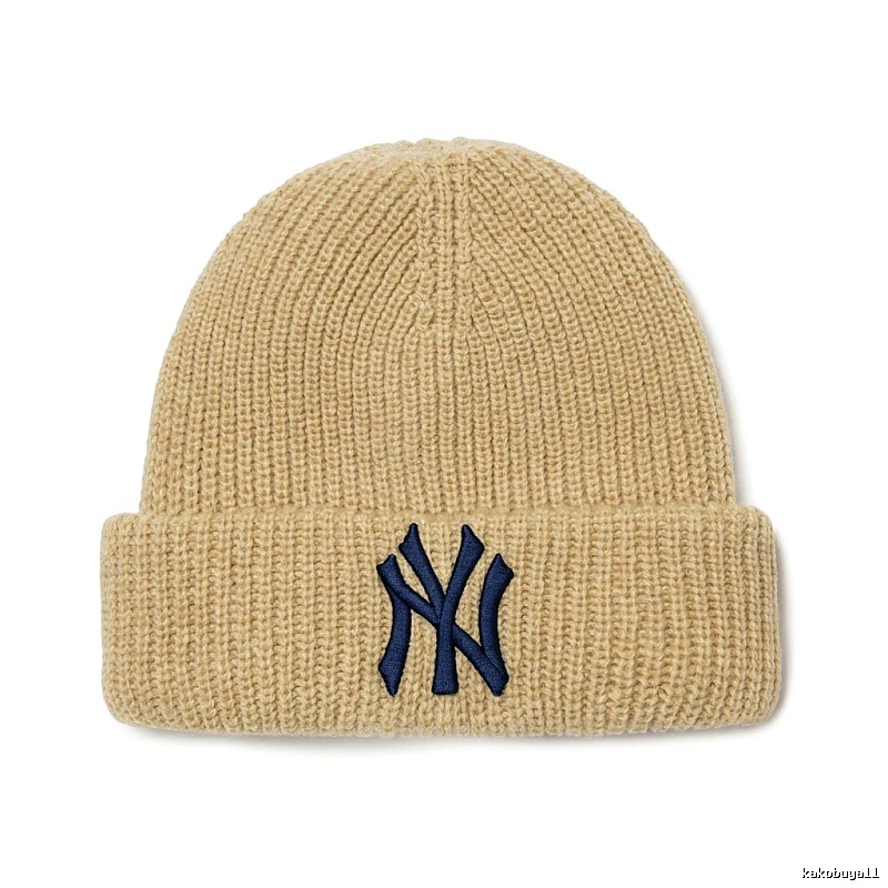 MLB classic beige knitted hat