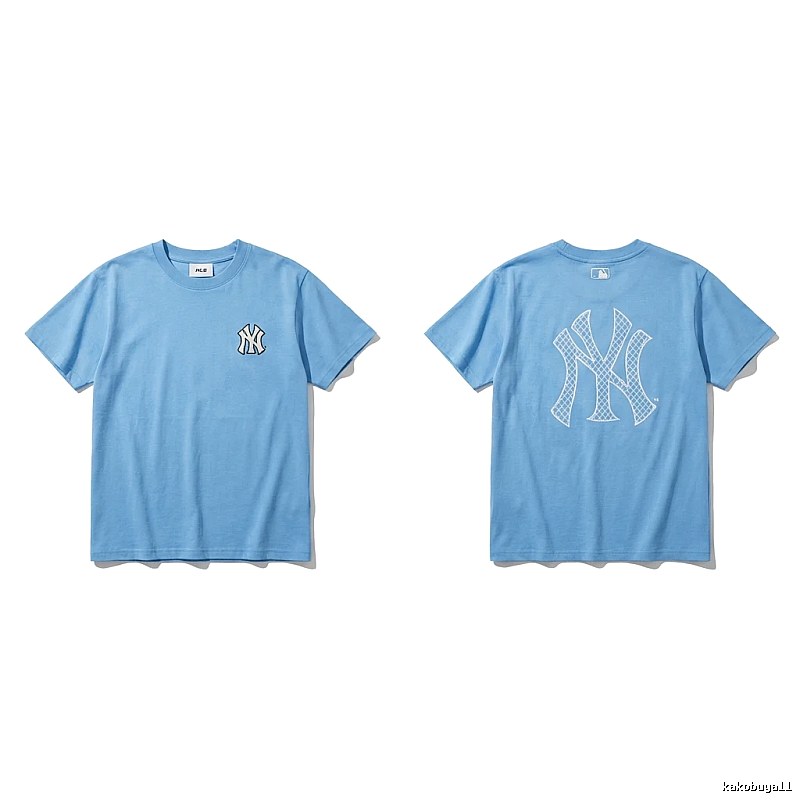 MLB Classic Simple Style Blue T-shirt