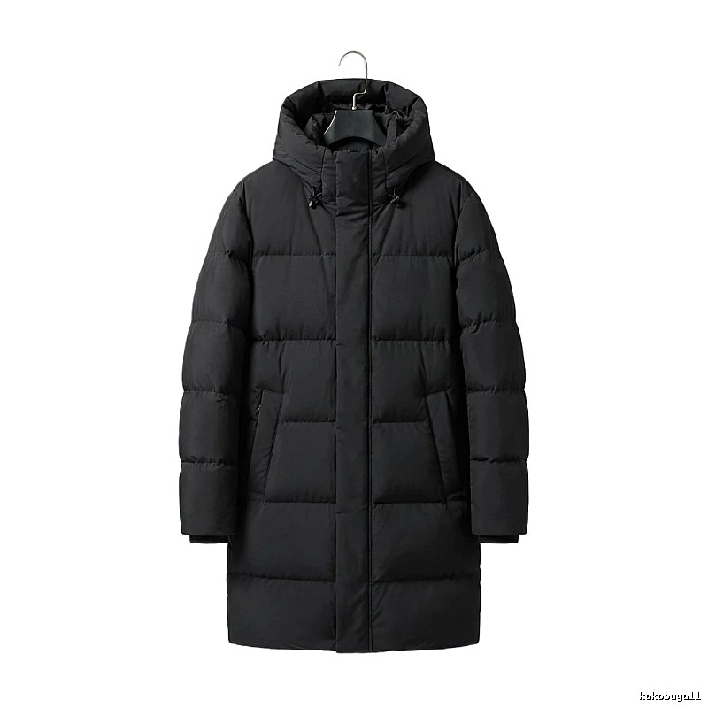 MLB long black down jacket