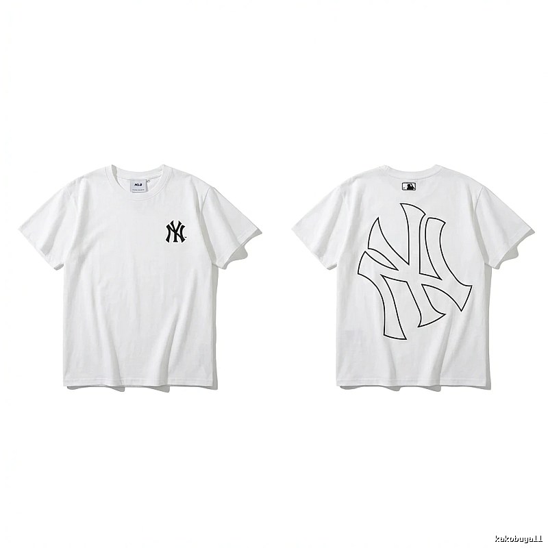 MLB New York Yankees minimalist style white T-shirt