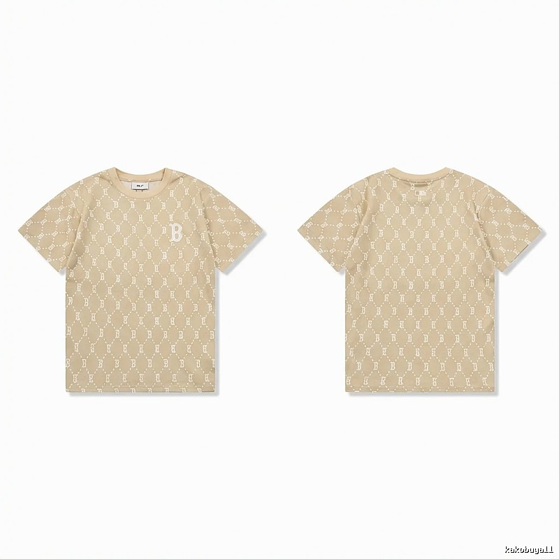MLB Old Flower Style Beige T-shirt