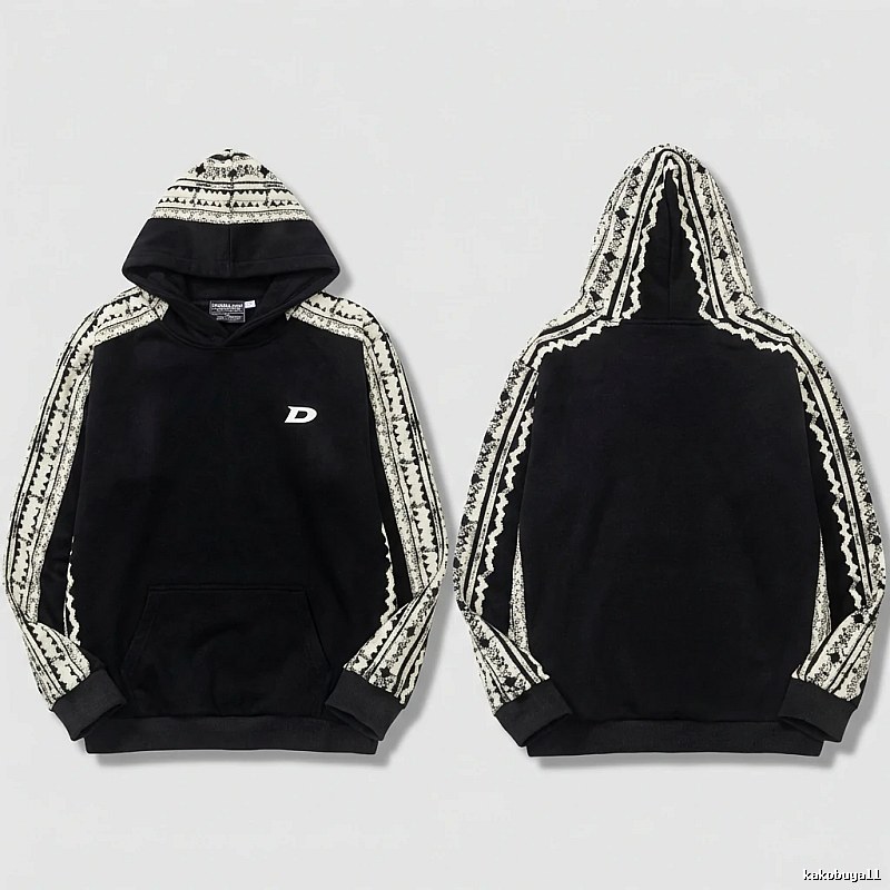 MLB retro style black hoodie