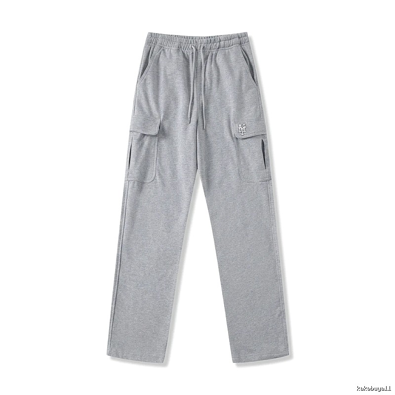 MLB utility-style grey long trousers