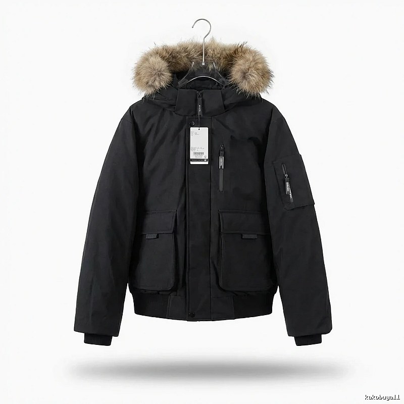 MLB Workwear Style Black Down Jacket