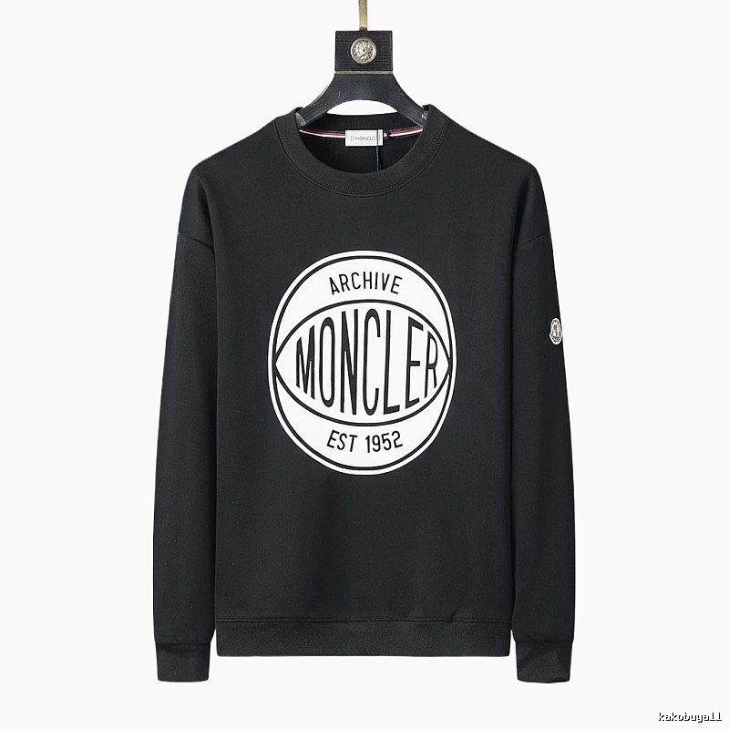Moncler Archive Retro Style Black Sweatshirt