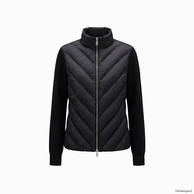 Moncler black casual style down jacket