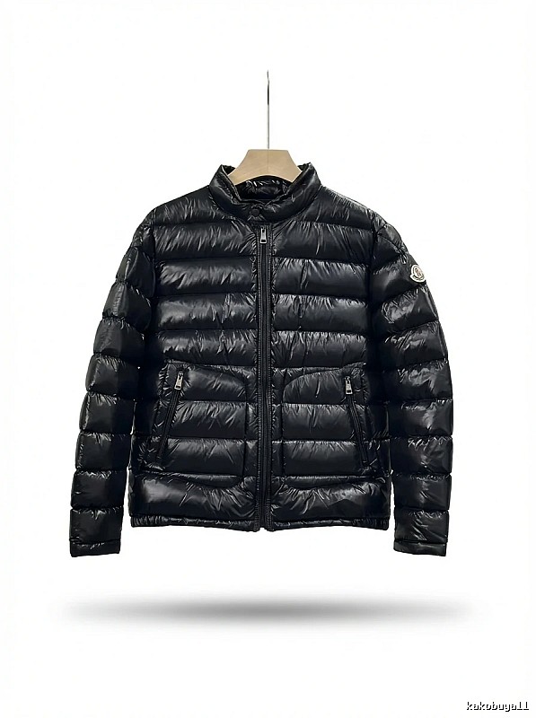 Moncler black fashionable down jacket