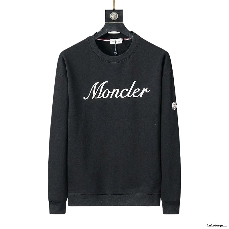 Moncler black simple sweatshirt