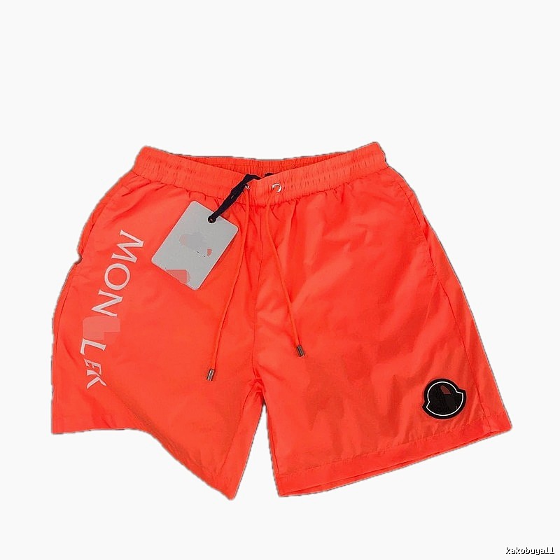 Moncler Casual Style Bright Orange Beach Shorts