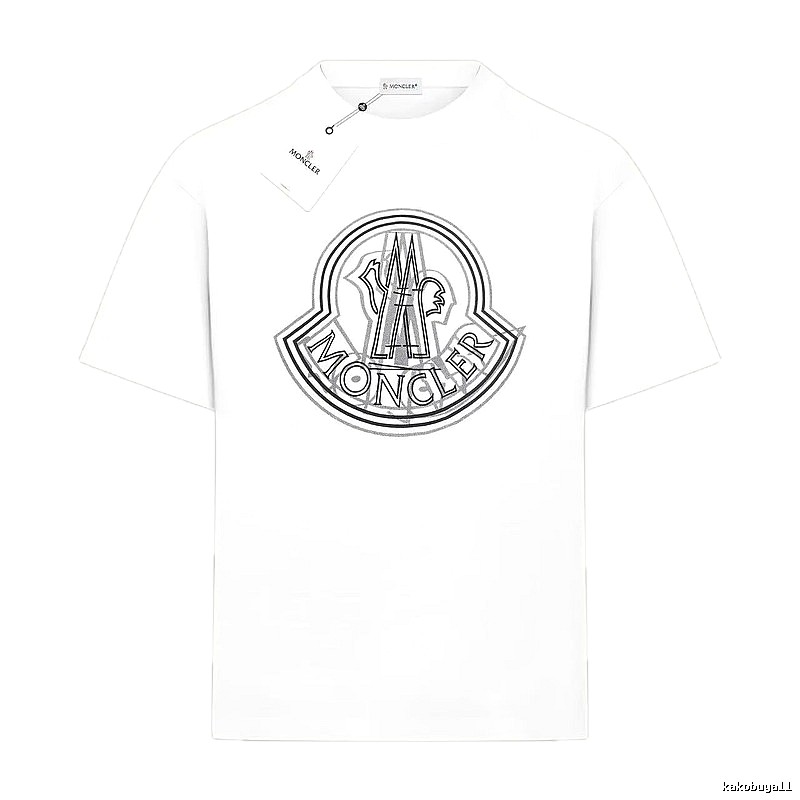 Moncler classic and simple style white T-shirt