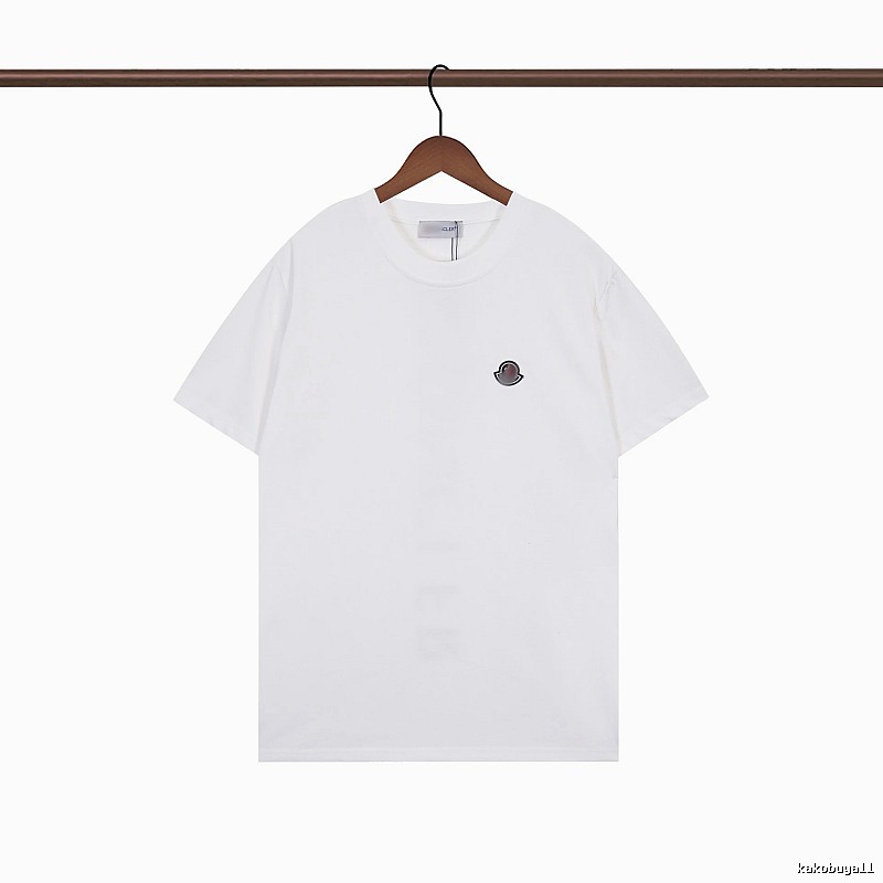 Moncler Classic Minimalist Style White Short-sleeve T-shirt