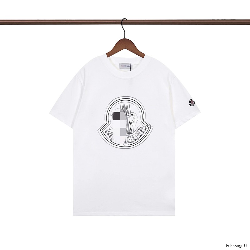 Moncler Logo Collection Trendy Style White T-Shirt
