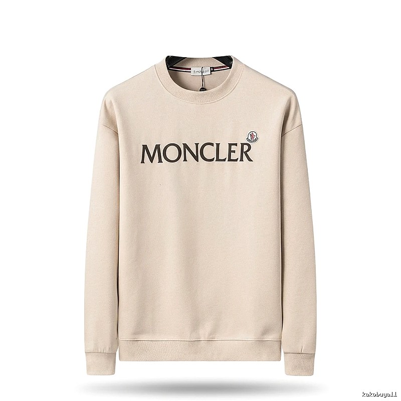Moncler minimalist beige sweatshirt