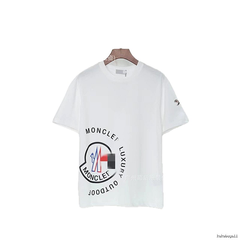 Moncler Outdoor Casual Style White Short-sleeve T-shirt