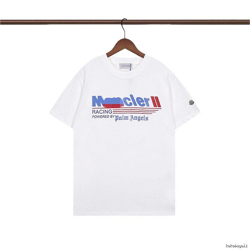 Moncler Racing Co-branded Street Style White T-Shirt