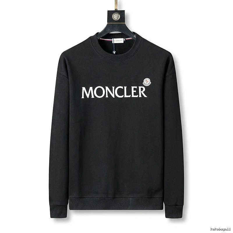 Moncler simple-style black sweatshirt