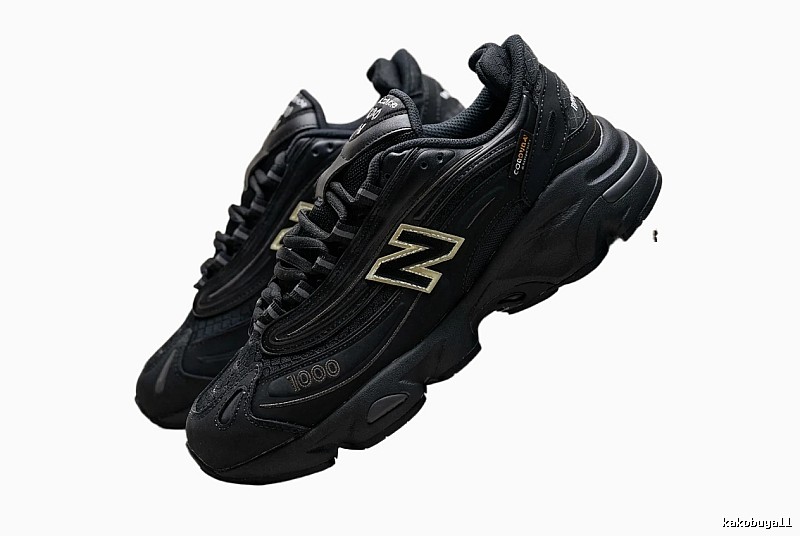 New Balance 1000 retro-style black shoes