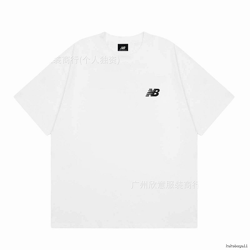 New Balance Classic Casual Style White Short-sleeve T-shirt