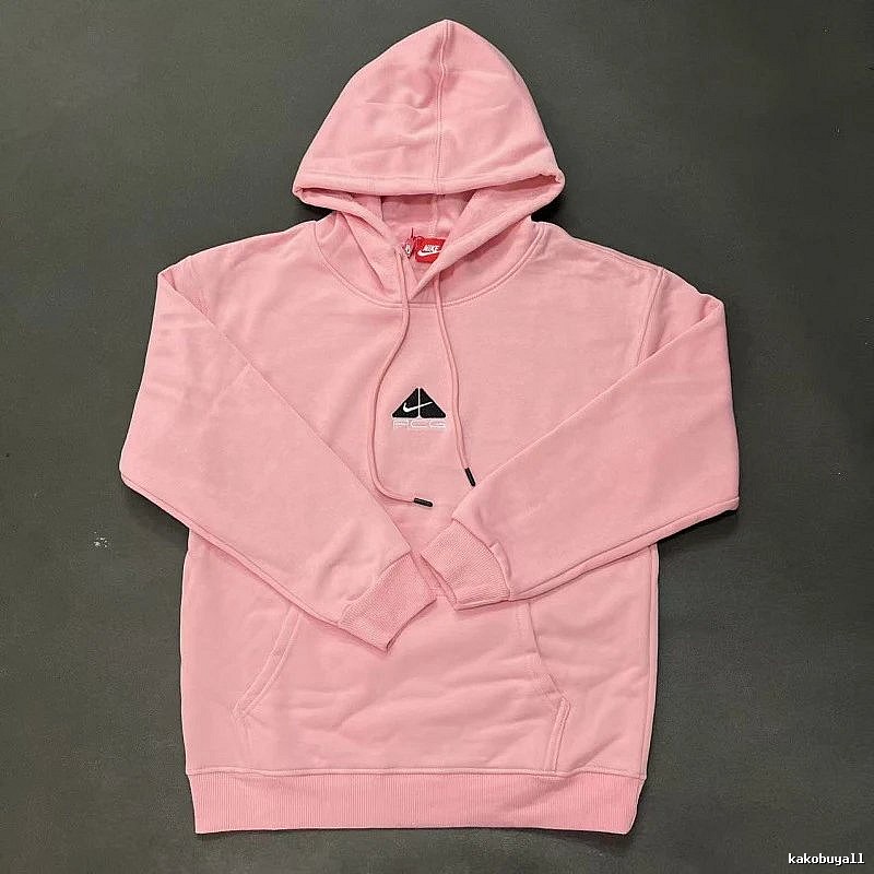 Nike Pink Zip Hoodie Warm Weather Swoosh