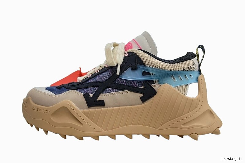Off-White casual style beige sports shoes