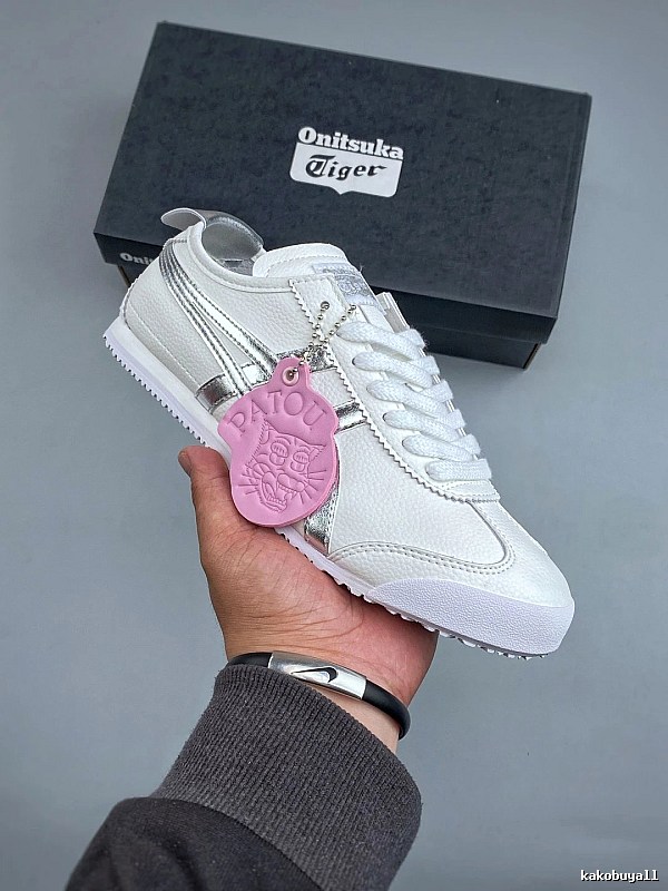 Onitsuka Tiger White Low-Top Sneakers, Clean Low Profile