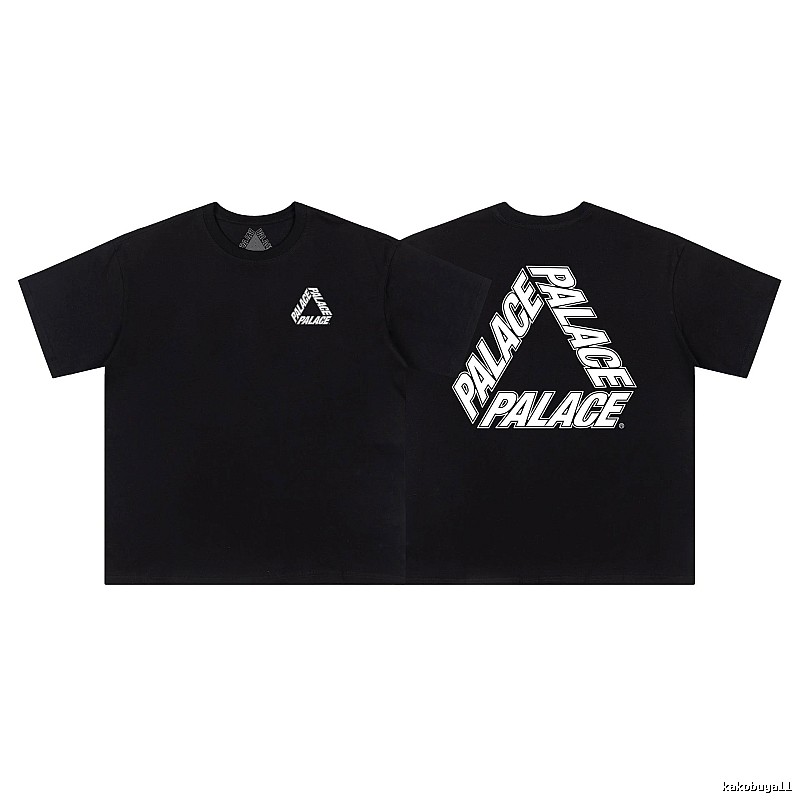 Palace Classic Triangular Street Style Black T-Shirt