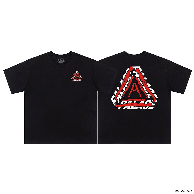 Palace Triangle Print Street Style Black T-Shirt