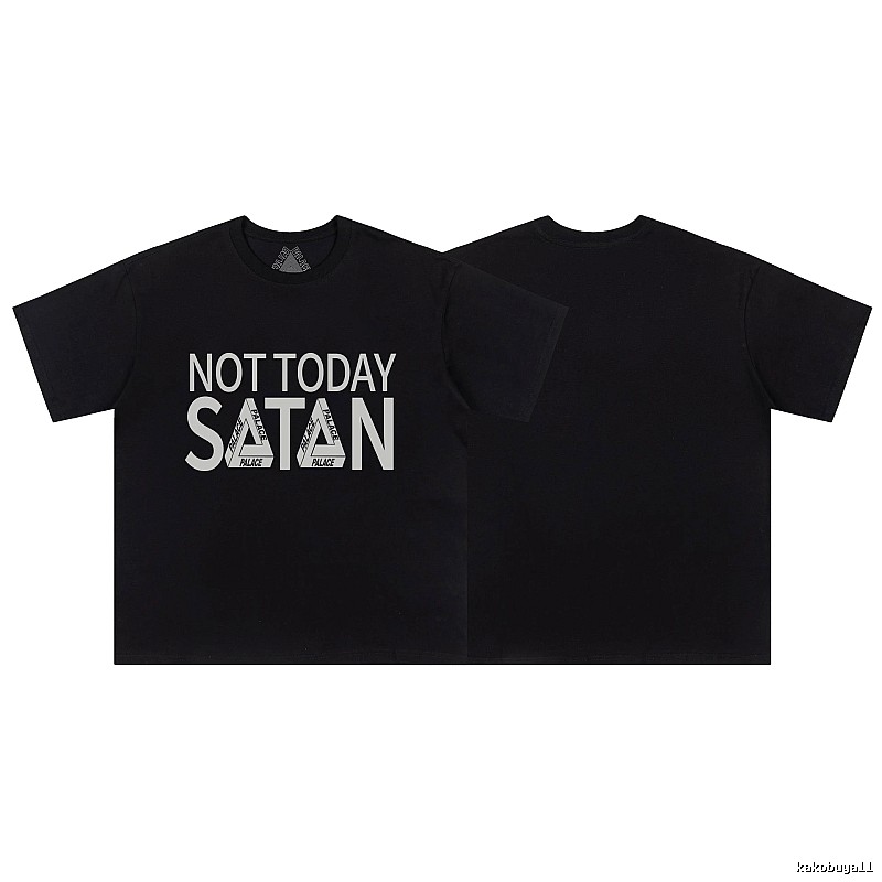 Palace Triangle Print Street Style Black T-Shirt