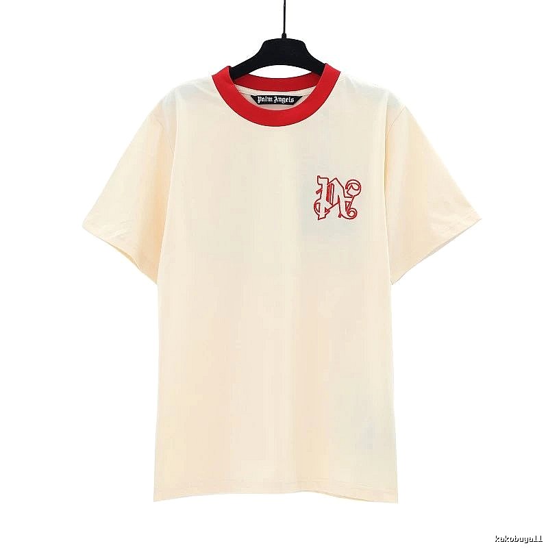 Palm Angels Resort Logo T-shirt White Palm Tree for Travel Looks