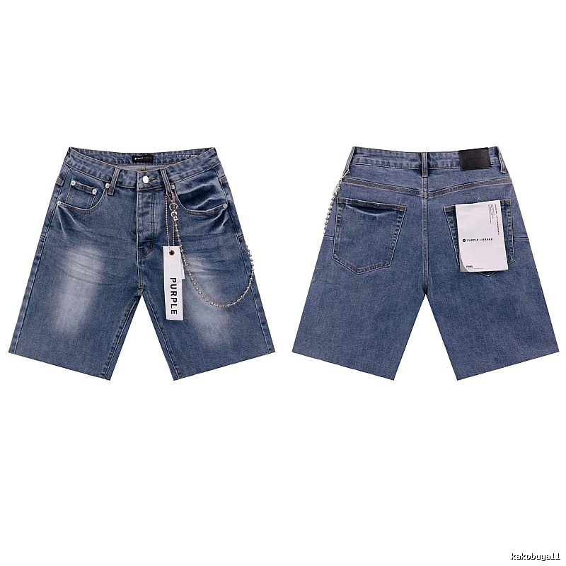 PurpleGodspeed Street Style Light Blue Denim Shorts