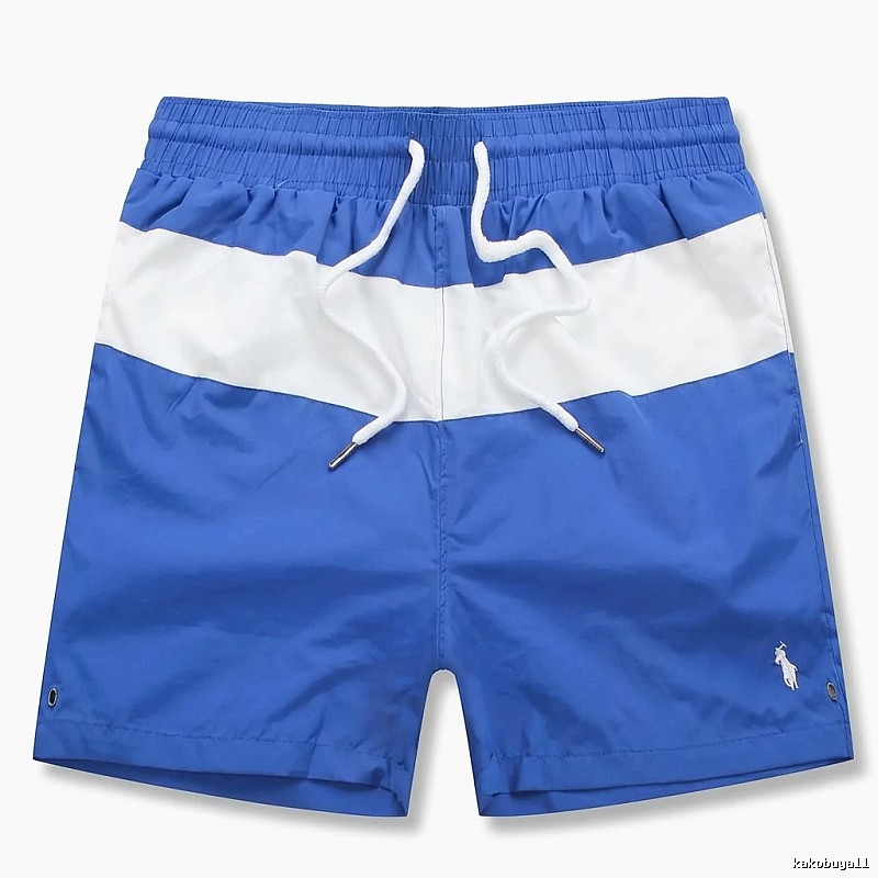 Ralph Lauren blue and white color - block shorts