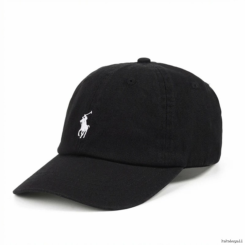 Ralph Lauren classic and simple style black hat