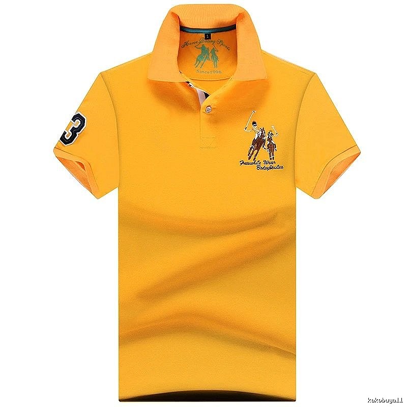 Ralph Lauren Classic Yellow polo shirt Bright Yellow Polo with Travel-Friendly Style