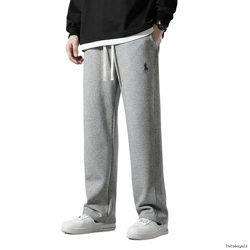 Ralph Lauren fleece-lined casual grey sweatpants