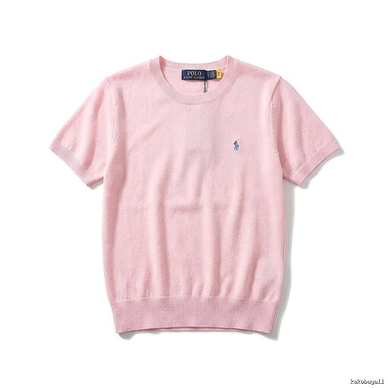 Ralph Lauren Polo pink trendy brand short-sleeve shirt