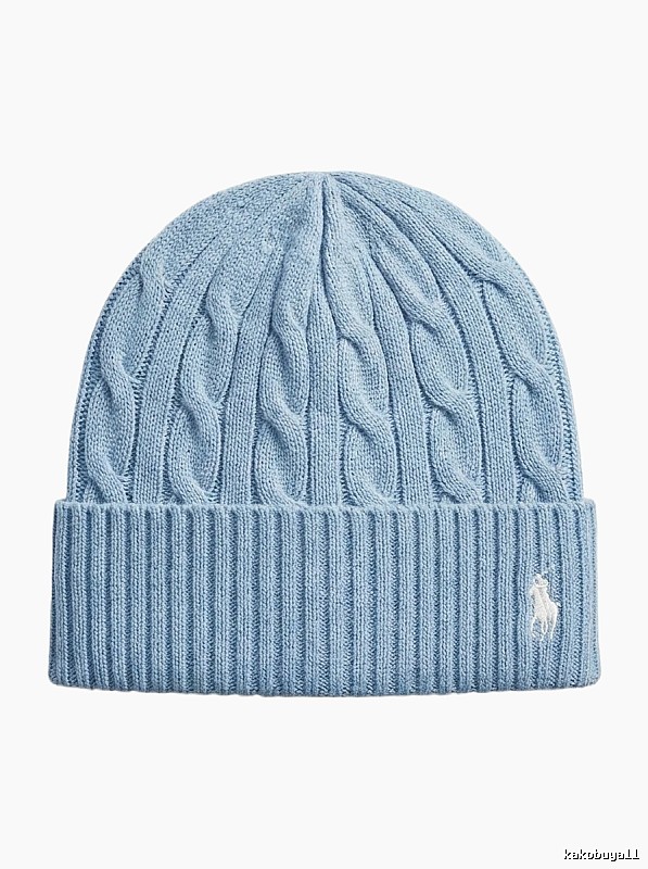 Ralph Lauren Polo Style Light Blue Knitted Hat