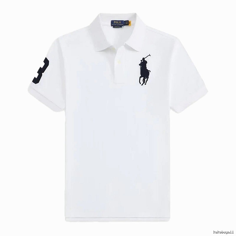 Ralph Lauren Polo White Minimalist Style T-shirt