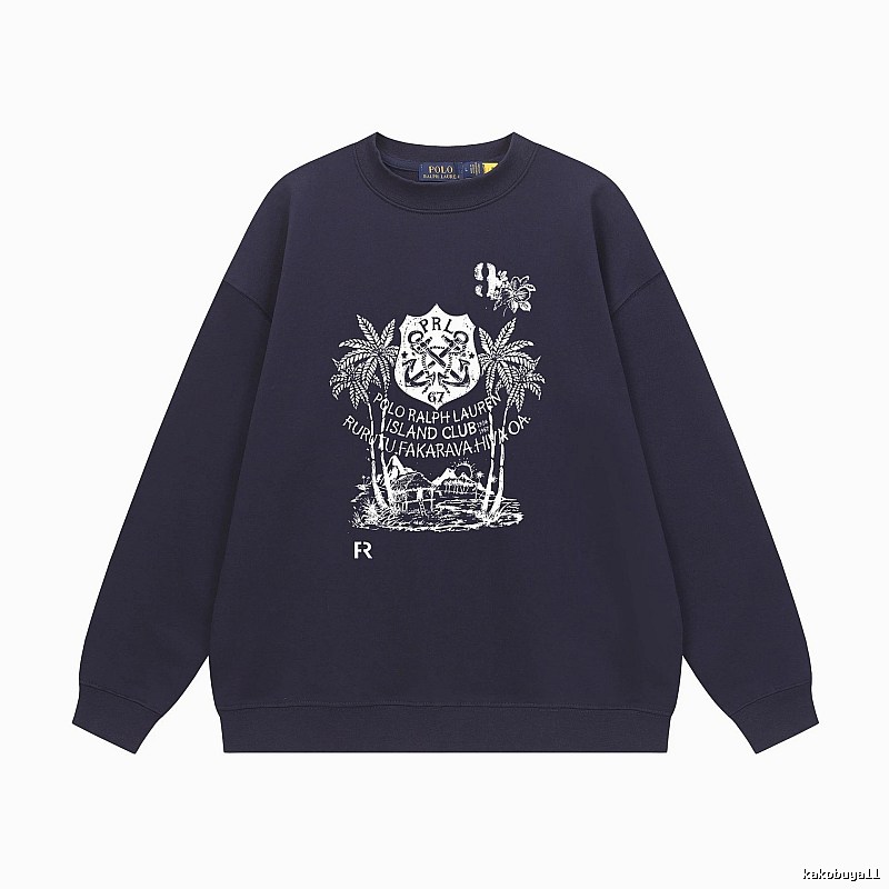 Ralph Lauren Printed Casual Style Sweatshirt