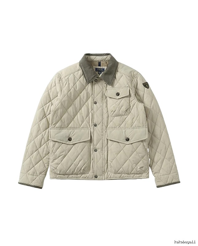 Ralph Lauren quilted retro-style cotton jacket