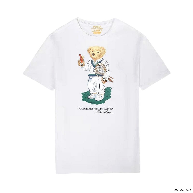Ralph Lauren Teddy Bear Series White T-shirt