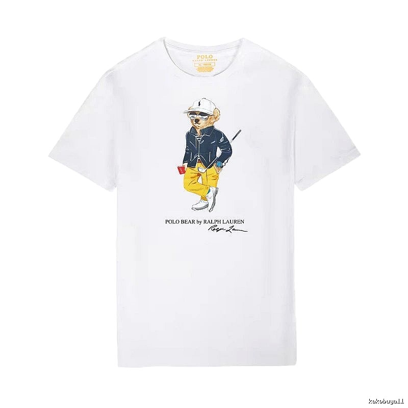 Ralph Lauren white T-shirt with bear print