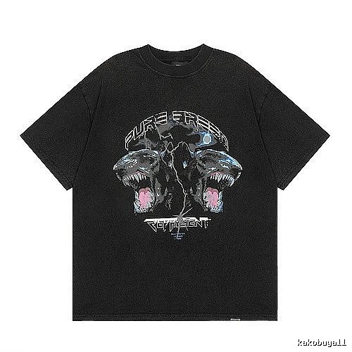 Represent Black Style 812 Owners Club T-Shirt Visual Accent Logo