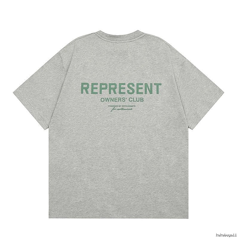 Represent Gray Style 801 Owners Club T-Shirt Casual Layering Logo